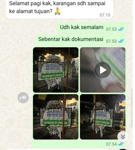 Pengiriman Papan Bunga Selamat Kalisari