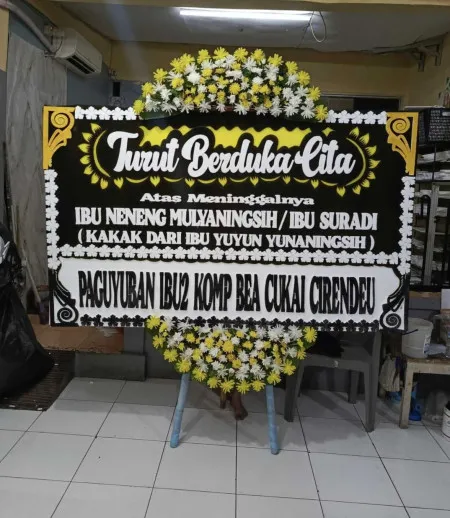 Papan Bunga Duka Kalisari